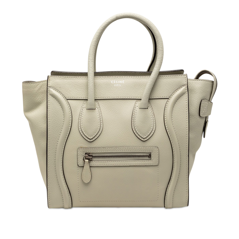 Pre-Loved Celine Micro Leather Luggage Tote - Picture 1 of 7